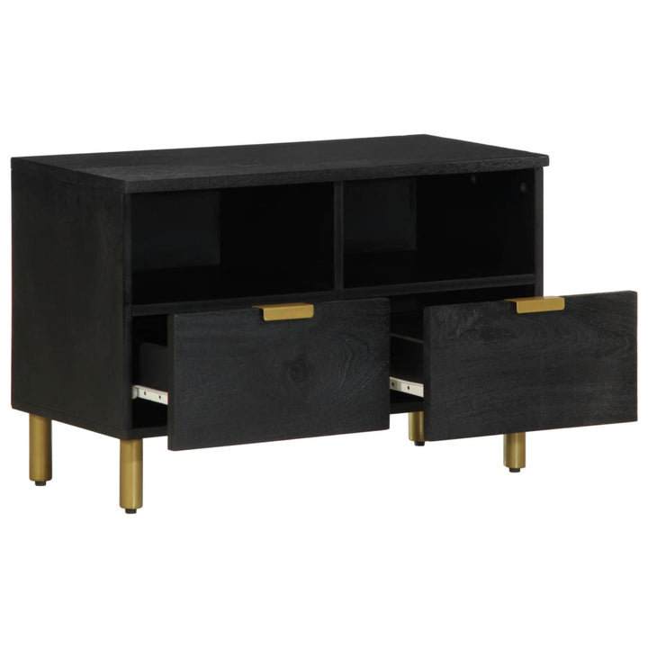 tv-bord 70x33x46 cm konstrueret træ sort