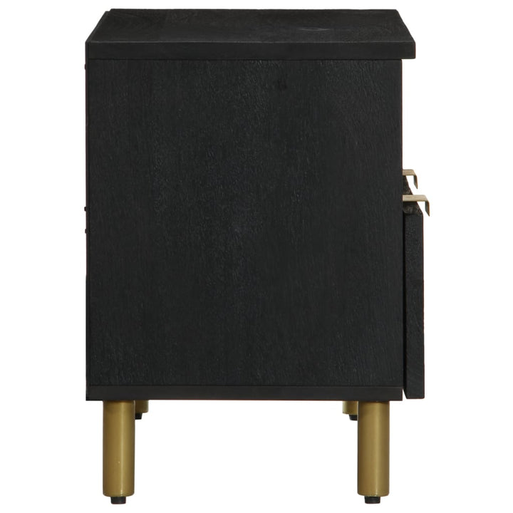tv-bord 70x33x46 cm konstrueret træ sort