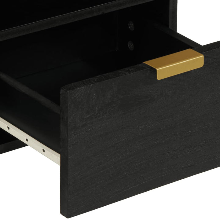 tv-bord 70x33x46 cm konstrueret træ sort