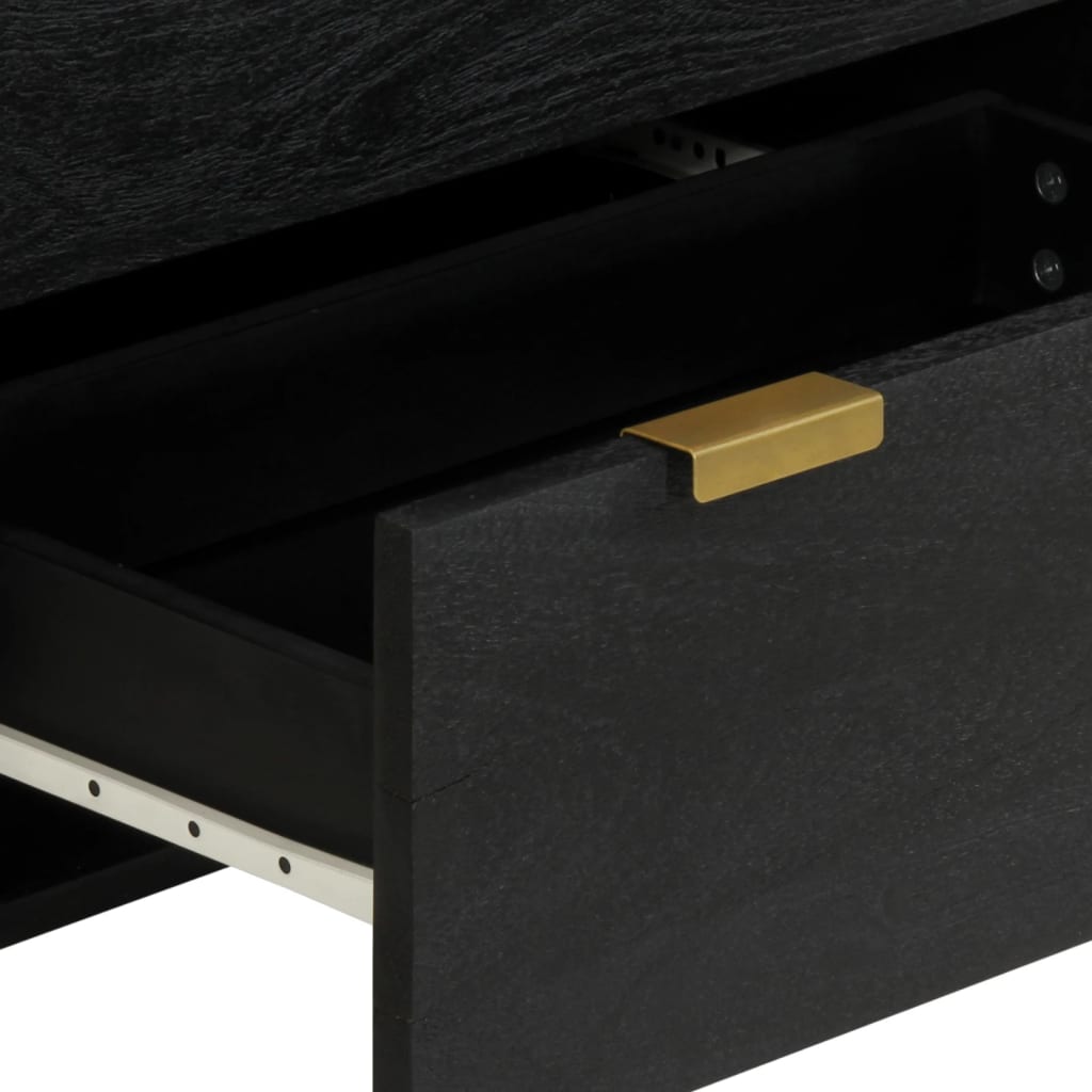 skab 60x33x75 cm konstrueret træ sort