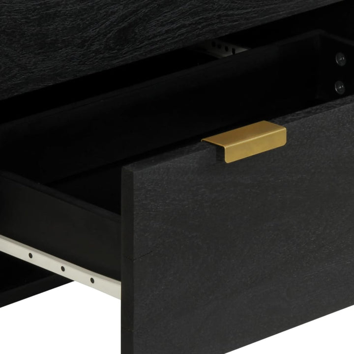 skab 60x33x75 cm konstrueret træ sort