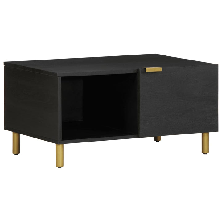 sofabord 80x50x40 cm konstrueret træ sort