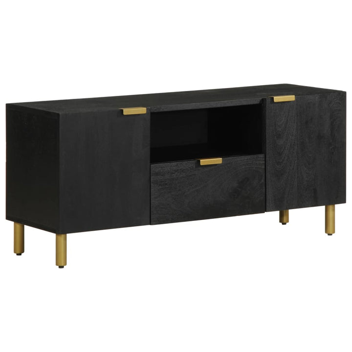tv-bord 105x33x46 cm konstrueret træ sort