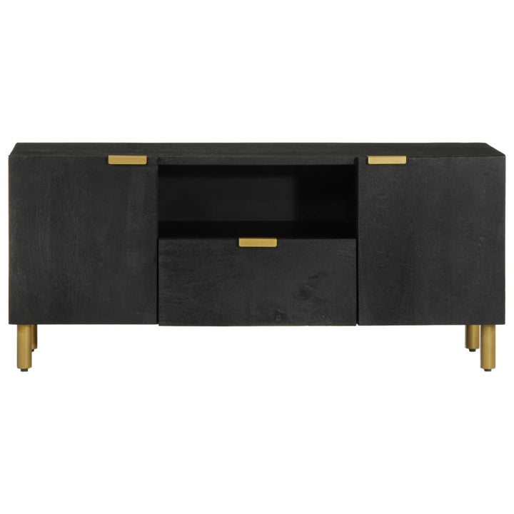 tv-bord 105x33x46 cm konstrueret træ sort