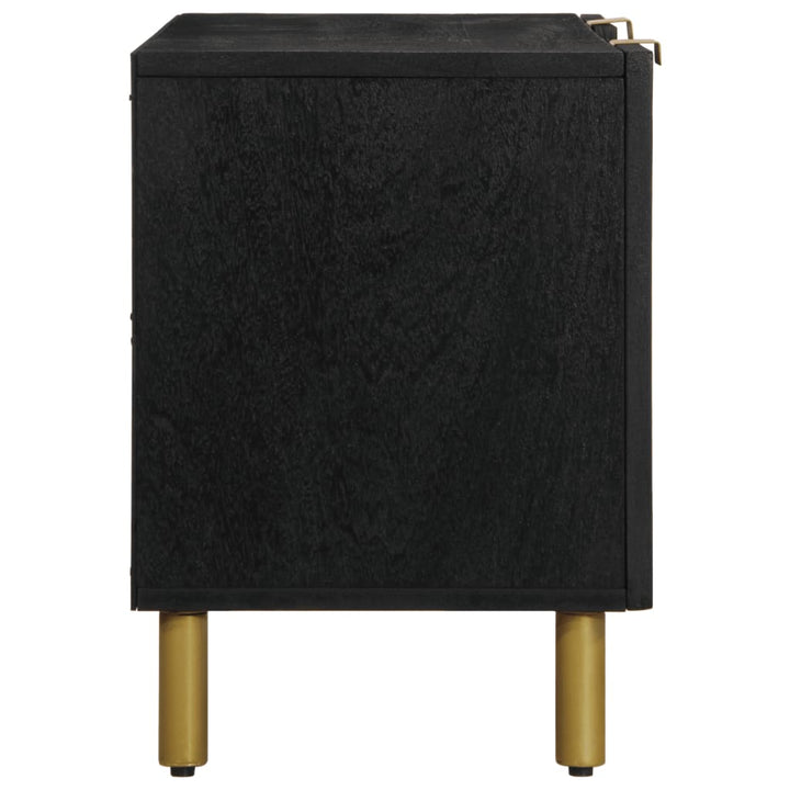 tv-bord 105x33x46 cm konstrueret træ sort