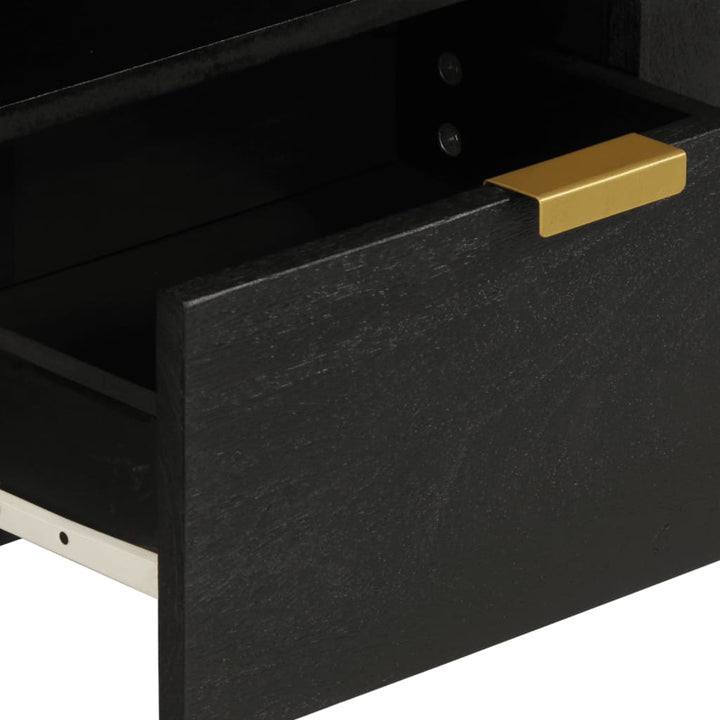 tv-bord 105x33x46 cm konstrueret træ sort