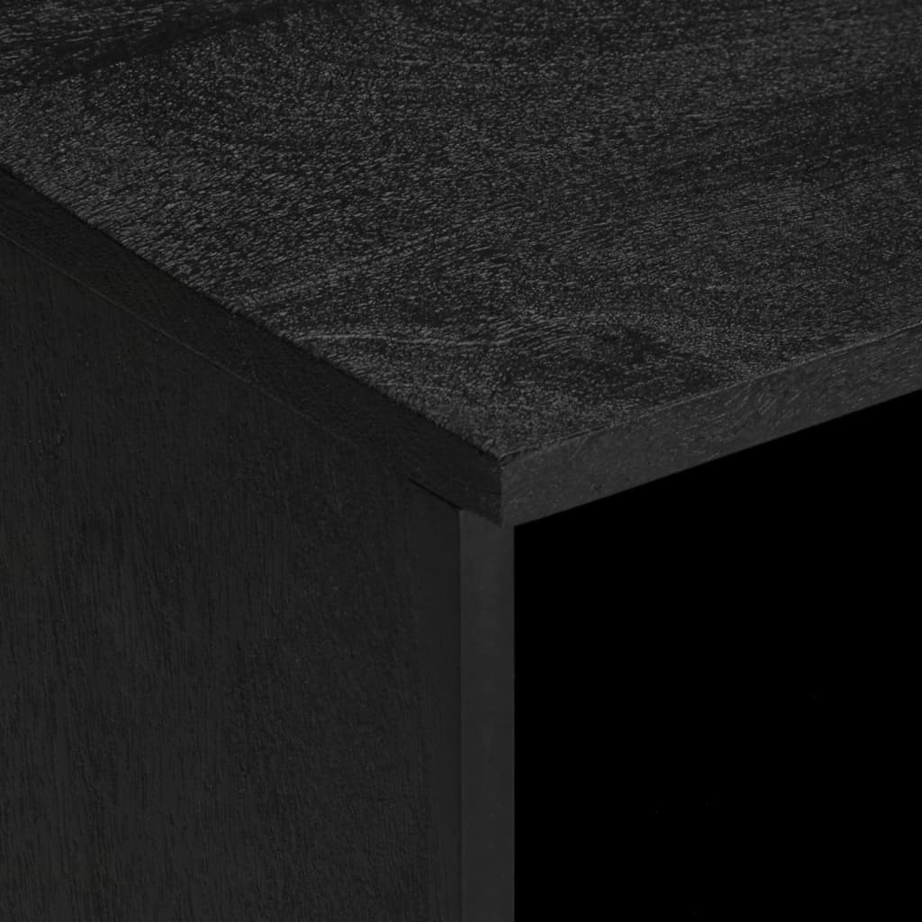 tv-bord 100x33x46 cm konstrueret træ sort