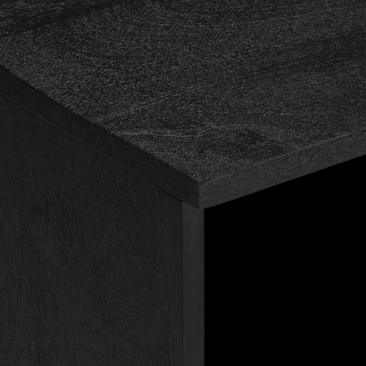 tv-bord 100x33x46 cm konstrueret træ sort