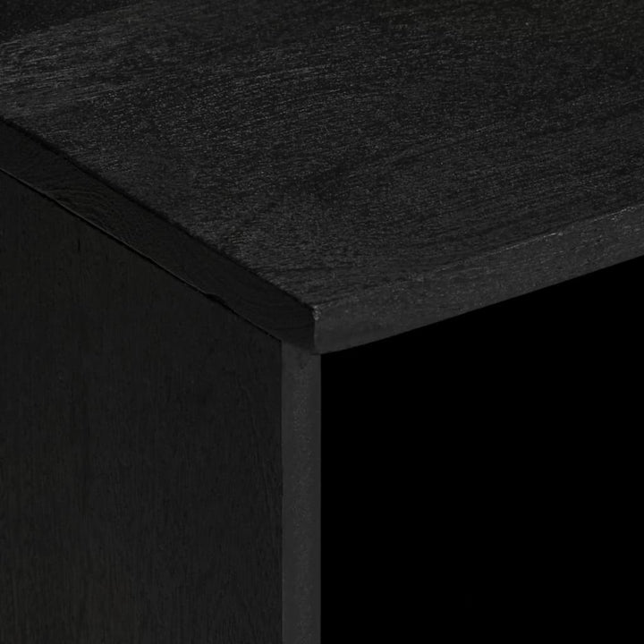 tv-bord 100x33x46 cm konstrueret træ sort