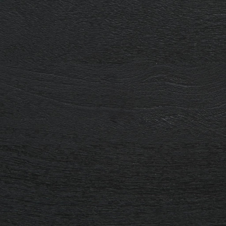 badeværelsesskab 38x33x160 cm massivt mangotræ sort