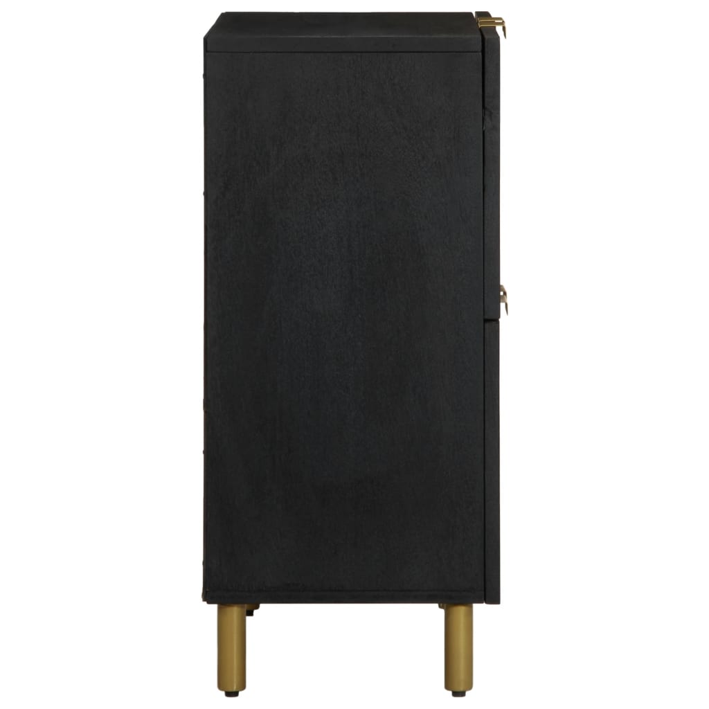 skab 60x33x75 cm konstrueret træ sort