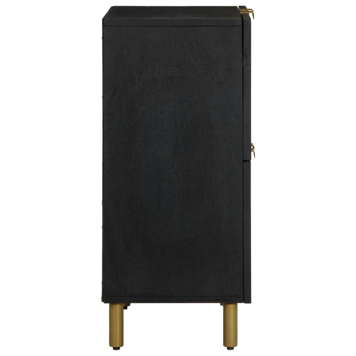 skab 60x33x75 cm konstrueret træ sort