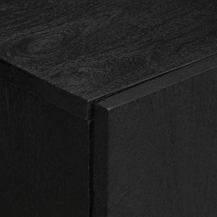 skab 60x33x75 cm konstrueret træ sort