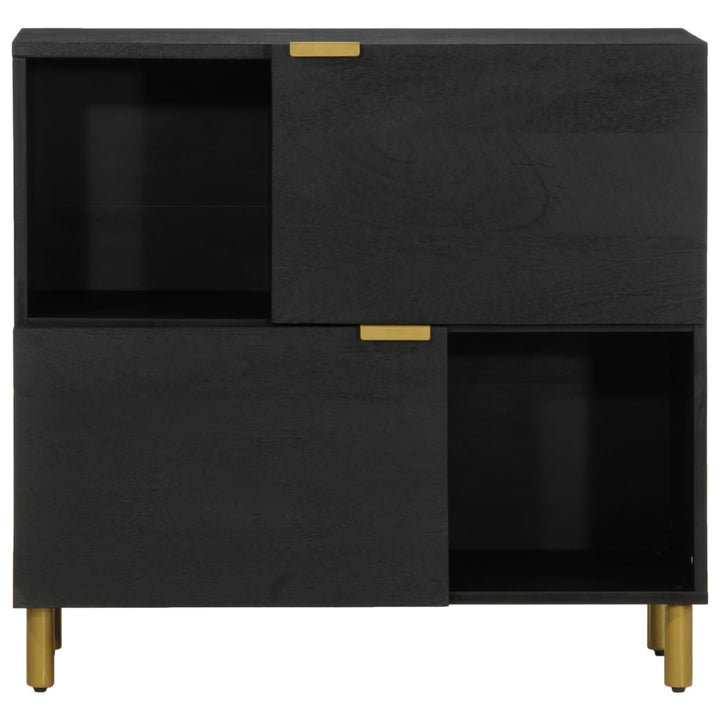 skænk 80x33x75 cm konstrueret træ sort