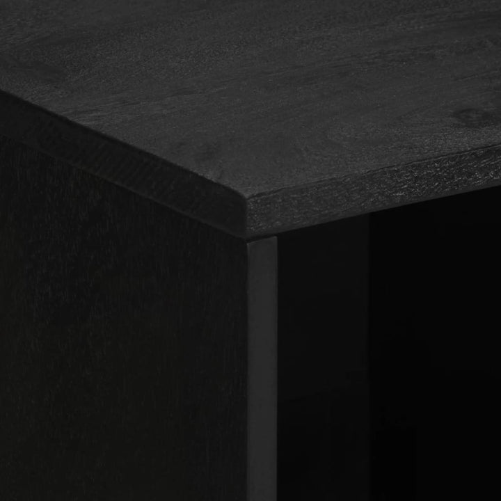 skænk 80x33x75 cm konstrueret træ sort