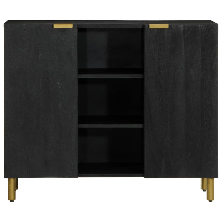 skænk 90x33x75 cm konstrueret træ sort