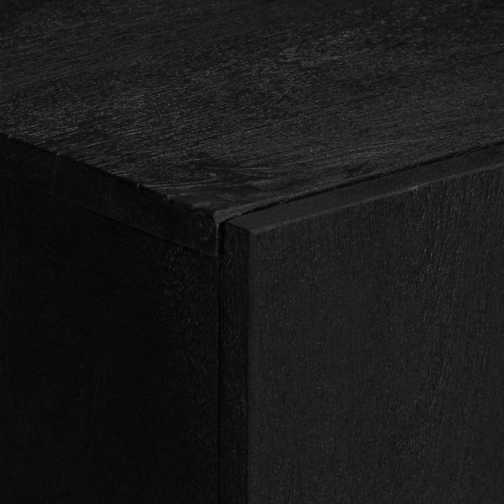 skænk 90x33x75 cm konstrueret træ sort