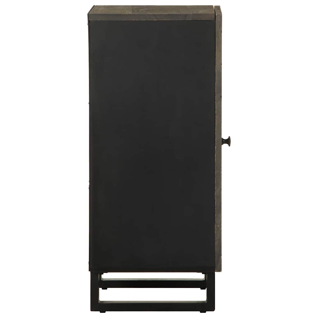 skænk 40x33x75 cm massivt mangotræ sort