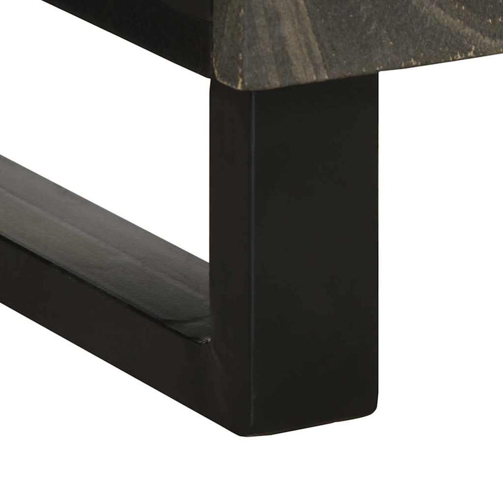 skænk 40x33x75 cm massivt mangotræ sort