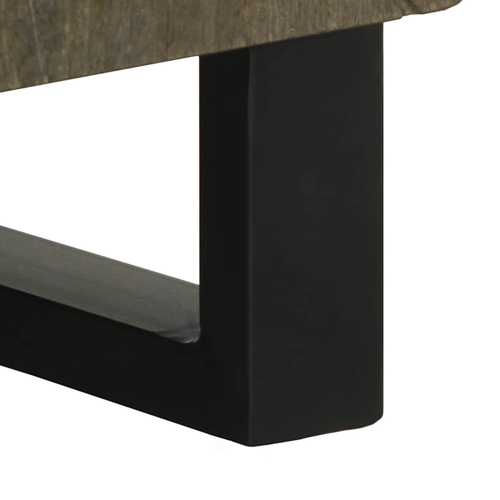skænk 60x33x75 cm massivt mangotræ sort