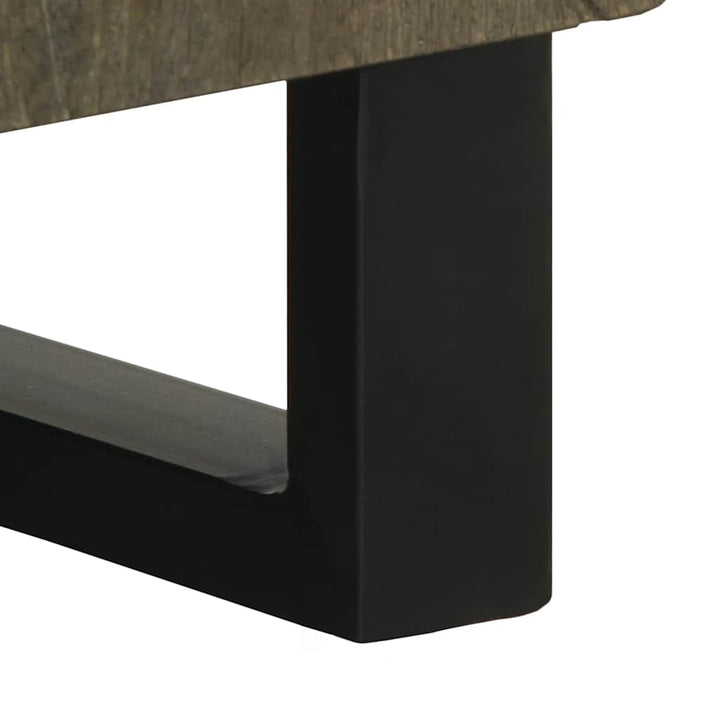 skænk 60x33x75 cm massivt mangotræ sort