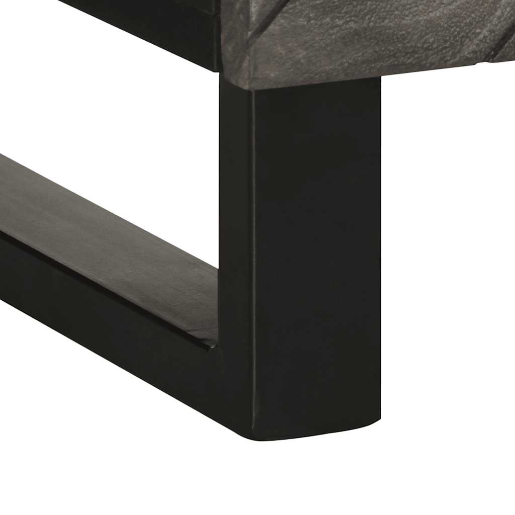 skænk 60x33x75 cm massivt mangotræ sort