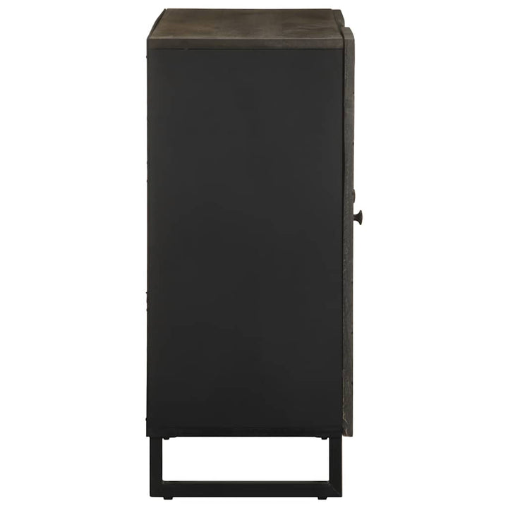 skænk 90x33x75 cm massivt mangotræ sort