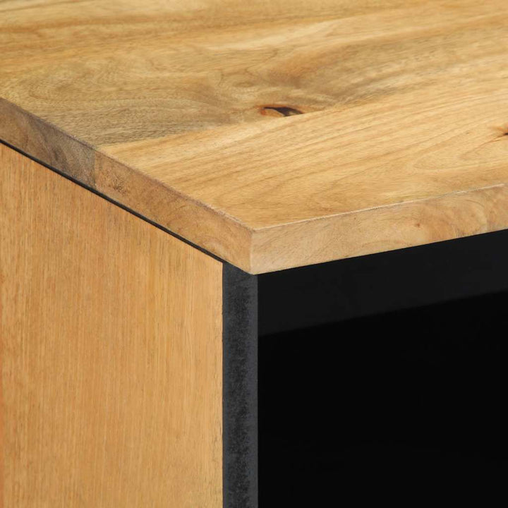 tv-bord 70x33x46 cm massivt mangotræ brun