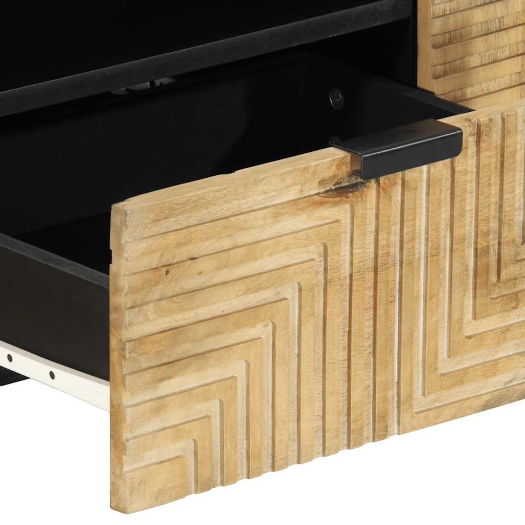 tv-bord 105x33x46cm massivt mangotræ brun