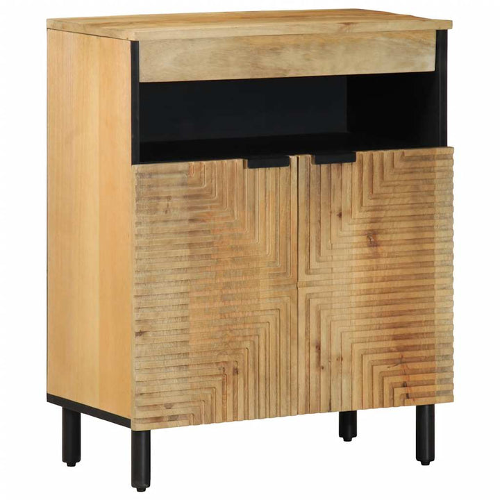 skænk 60x33x75 cm massivt mangotræ brun