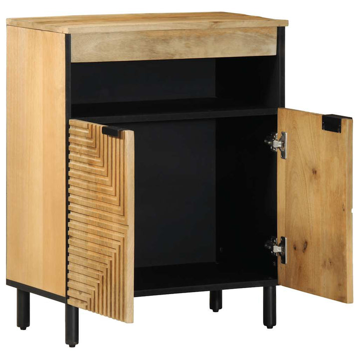 skænk 60x33x75 cm massivt mangotræ brun