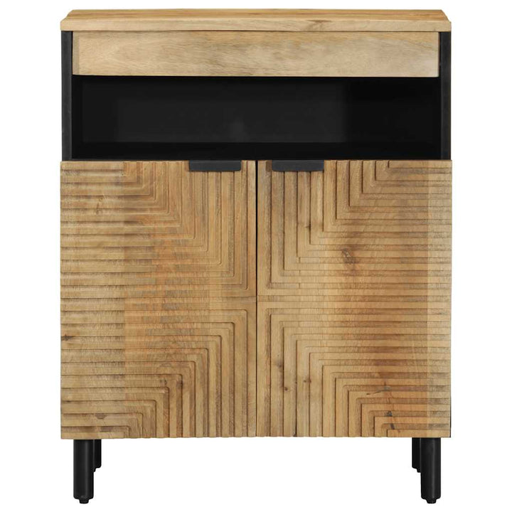 skænk 60x33x75 cm massivt mangotræ brun