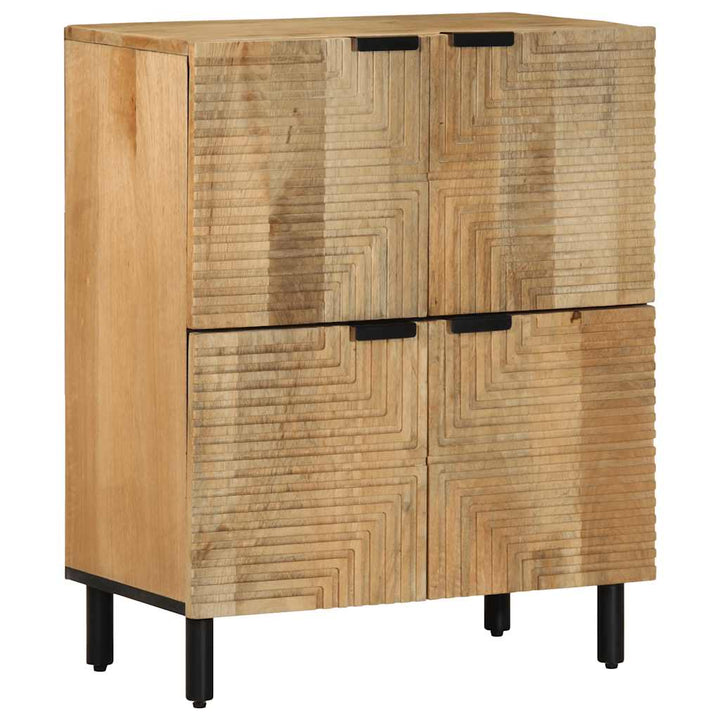 skænk 60x33x75 cm massivt mangotræ brun