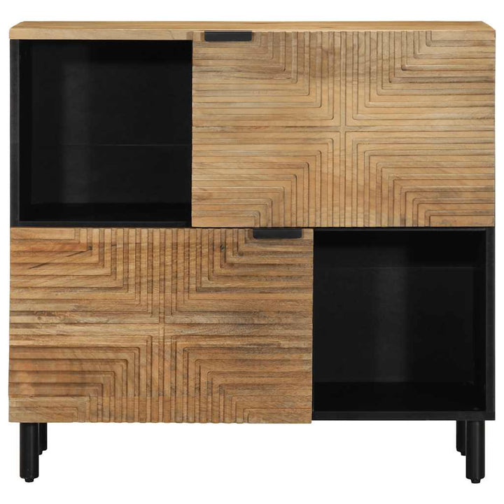 skænk 80x33x75 cm massivt mangotræ brun
