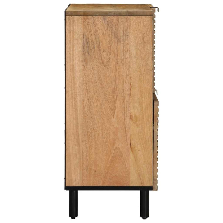 skænk 80x33x75 cm massivt mangotræ brun