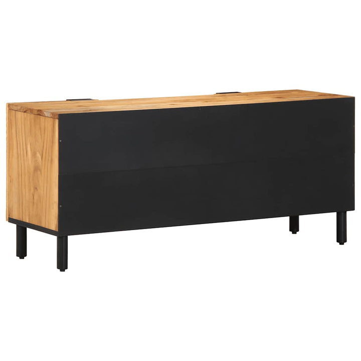 tv-bord 105x33x46 cm massivt akacietræ