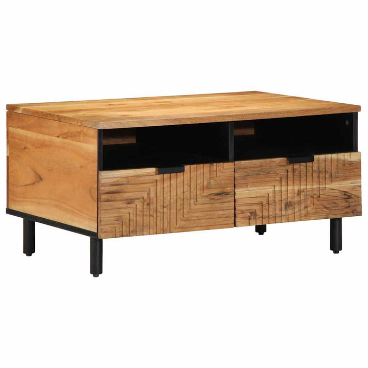 Sofabord med skuffe Brun 80 x 54 x 40 cm Massivt akacietræ