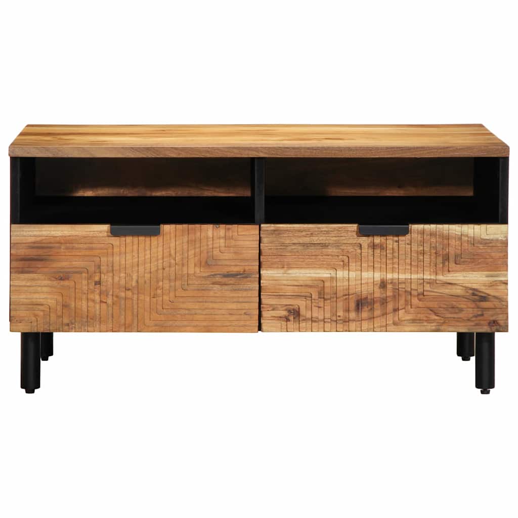 Sofabord med skuffe Brun 80 x 54 x 40 cm Massivt akacietræ