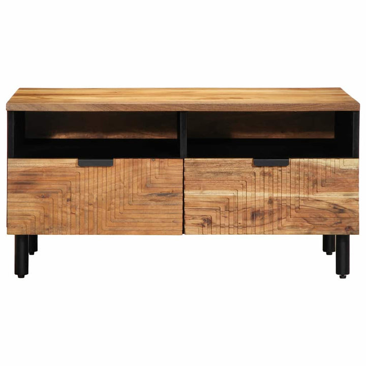 Sofabord med skuffe Brun 80 x 54 x 40 cm Massivt akacietræ