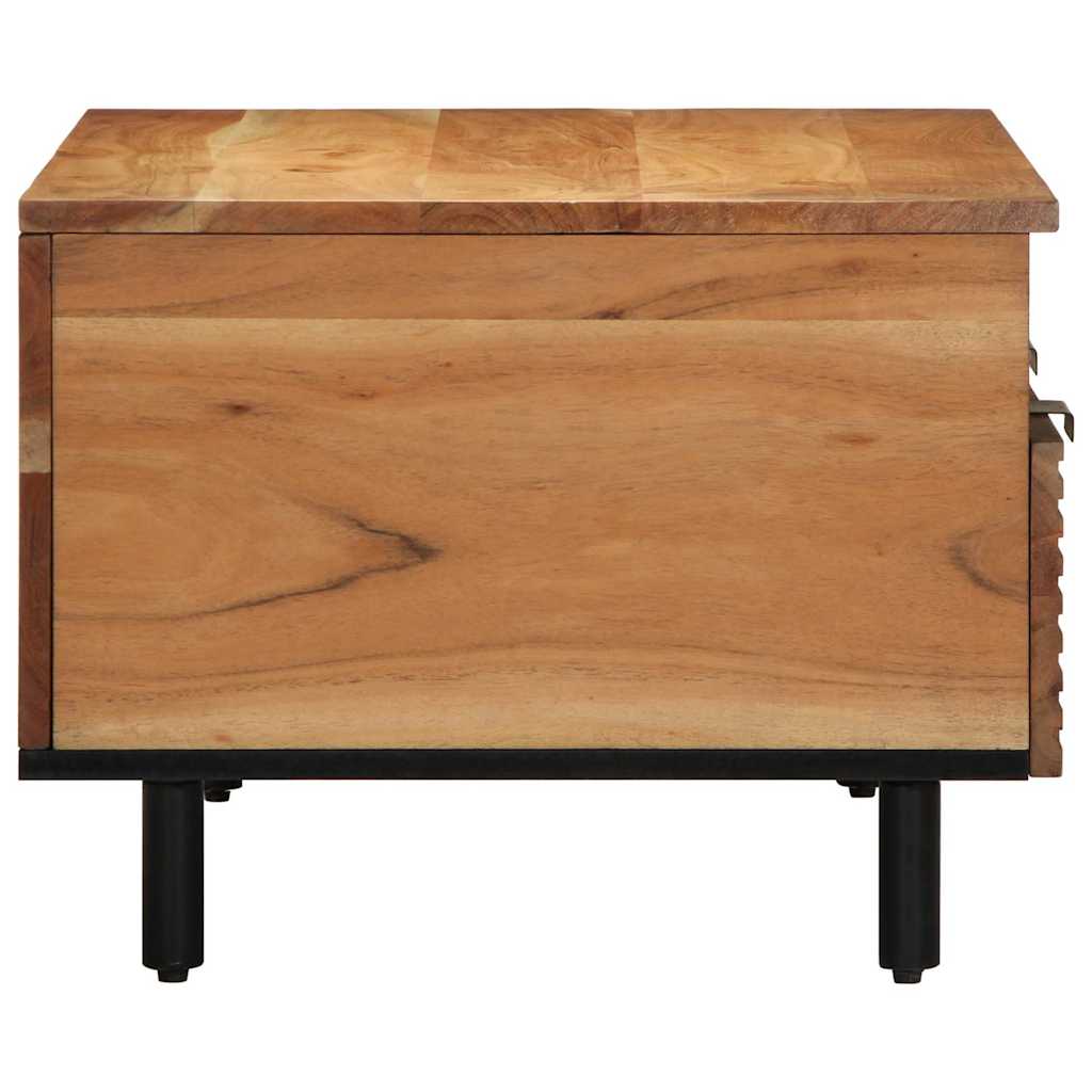 Sofabord med skuffe Brun 80 x 54 x 40 cm Massivt akacietræ