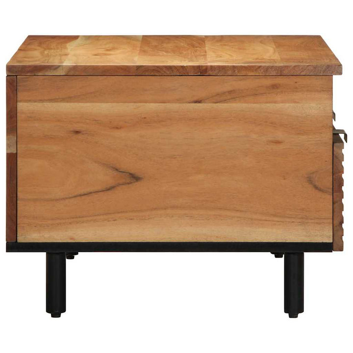 Sofabord med skuffe Brun 80 x 54 x 40 cm Massivt akacietræ