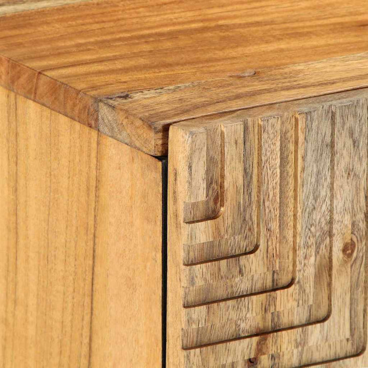 TV Skab med skuffe Brun 105 x 33.5 x 46 cm Massivt akacietræ