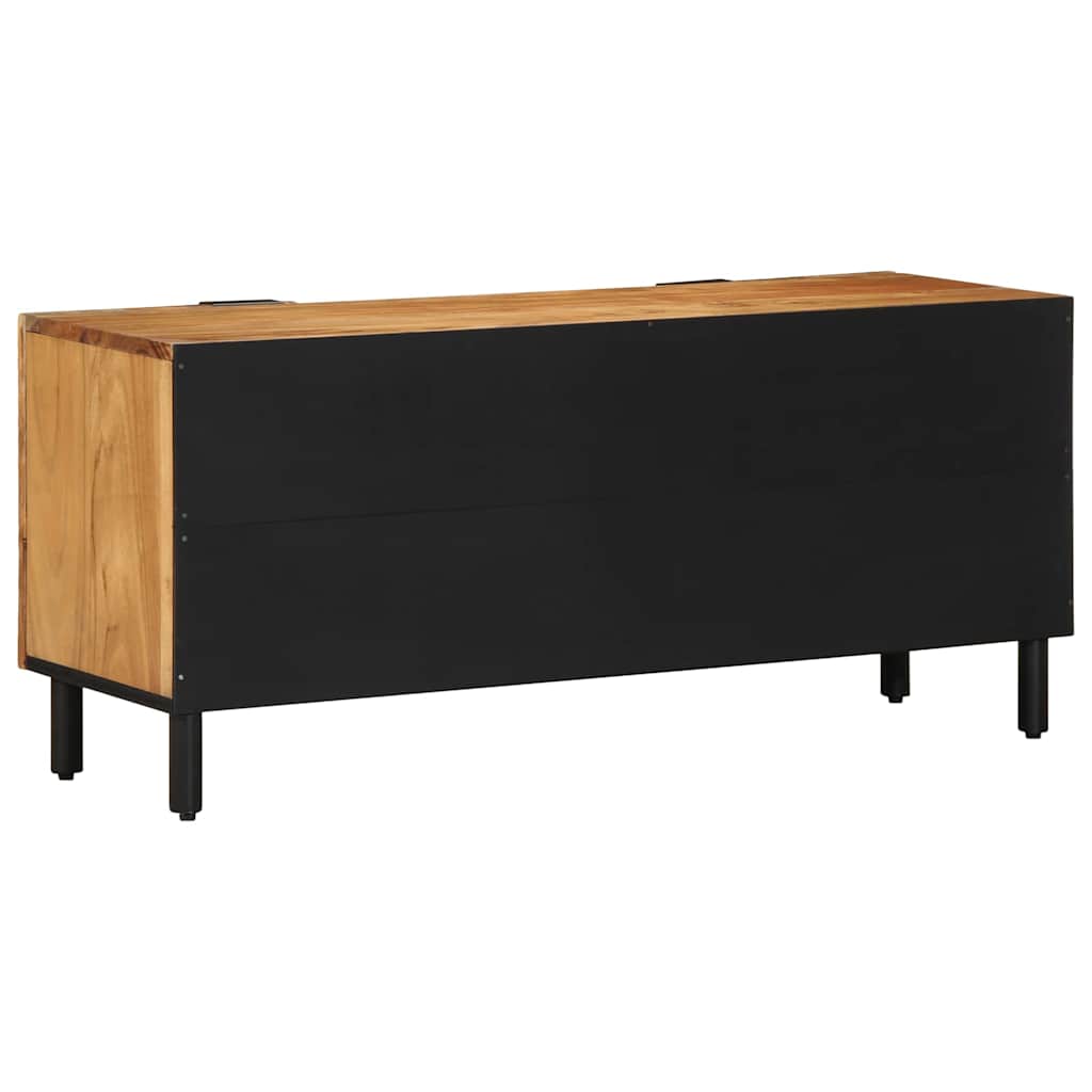TV Skab med skuffe Brun 105 x 33.5 x 46 cm Massivt akacietræ