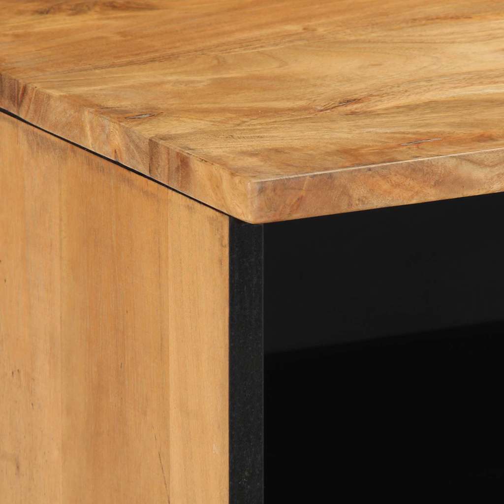 TV-skab med skuffe Brun 100 x 33.5 x 46 cm Massivt akacietræ