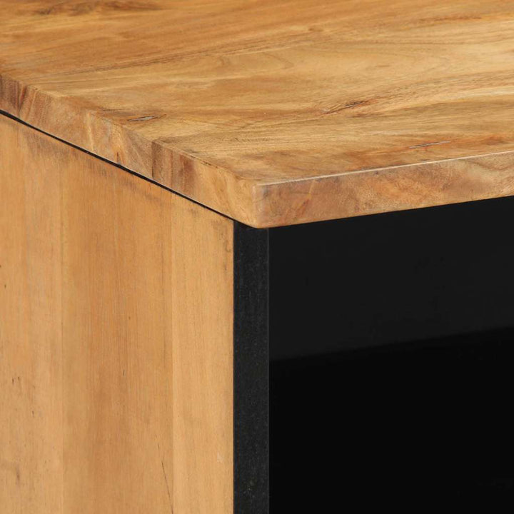TV-skab med skuffe Brun 100 x 33.5 x 46 cm Massivt akacietræ
