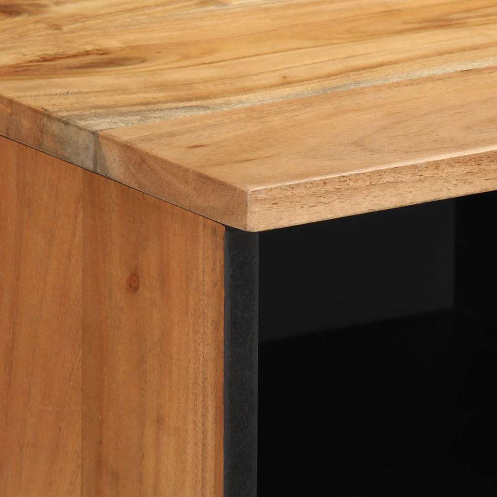 TV Skab med skuffe Brun 100 x 33.5 x 46 cm Massivt akacietræ