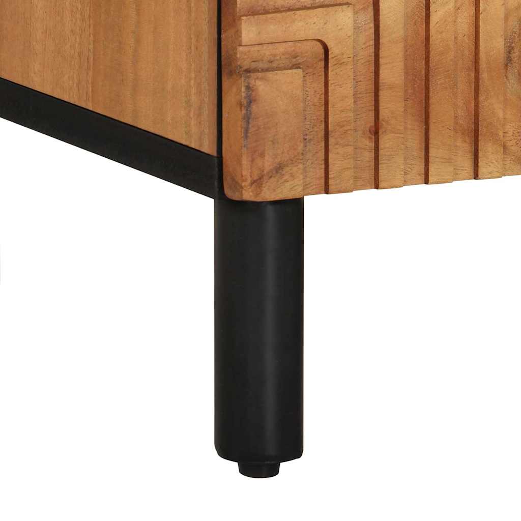 TV Skab med skuffe Brun 100 x 33.5 x 46 cm Massivt akacietræ