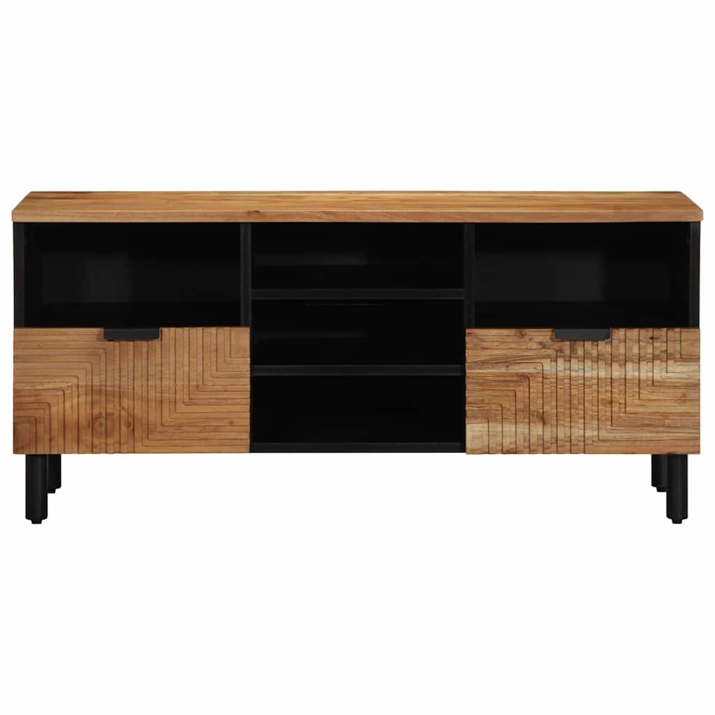 TV Skab med skuffe Brun 100 x 33.5 x 46 cm Massivt akacietræ