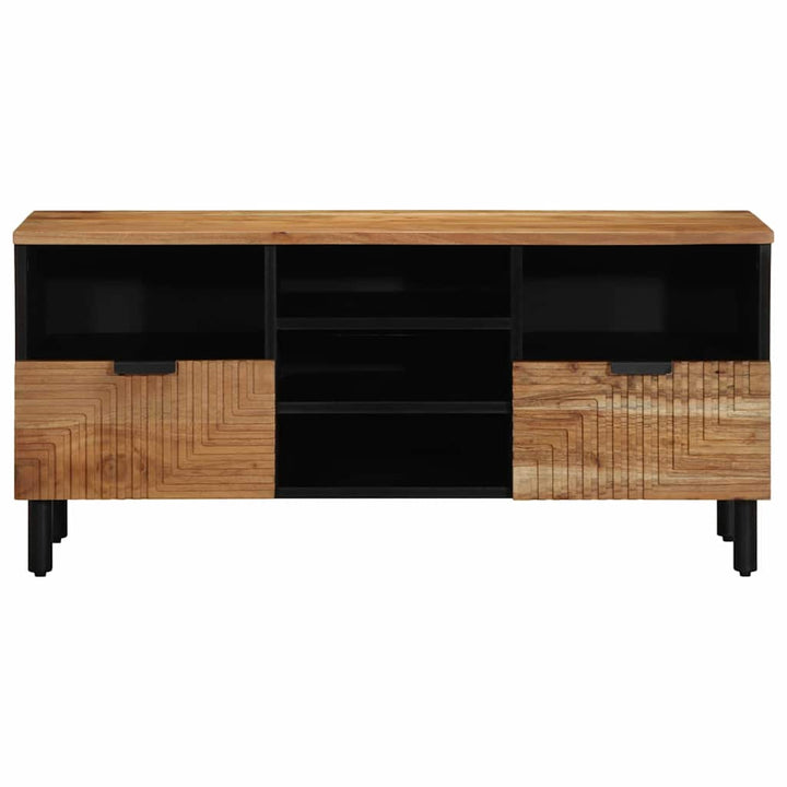 TV Skab med skuffe Brun 100 x 33.5 x 46 cm Massivt akacietræ
