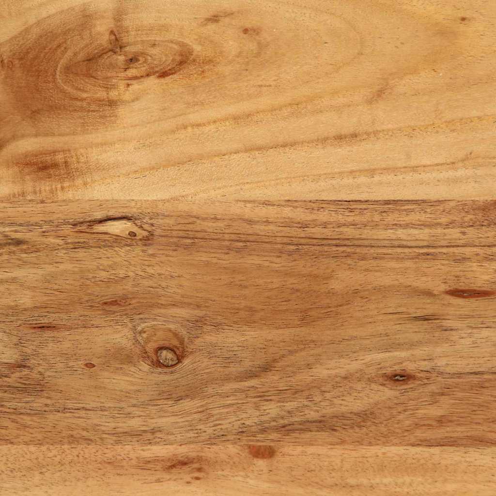 Sideboard med hylde Brun 90 x 33 x 75 cm Massivt akacietræ